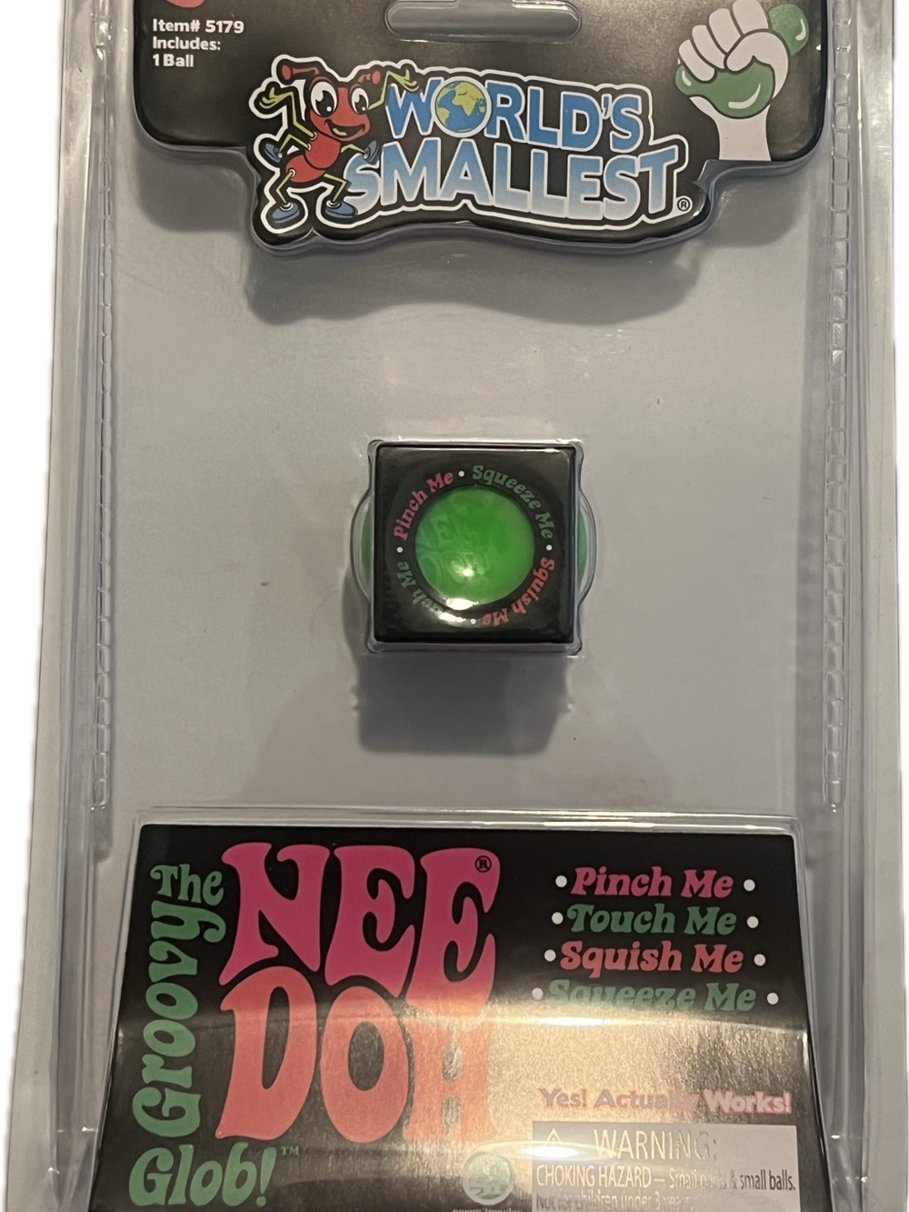 NeeDoh The Groovy Glob Worlds Smallest Nee doh